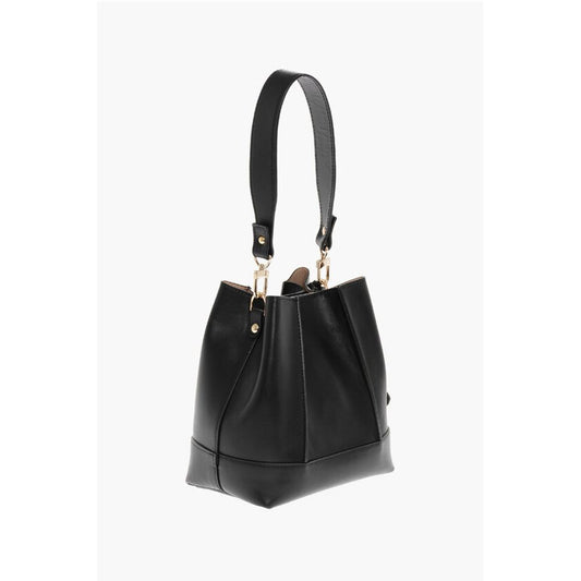 Leather LINDA Shoulder Bag with Removable Strap