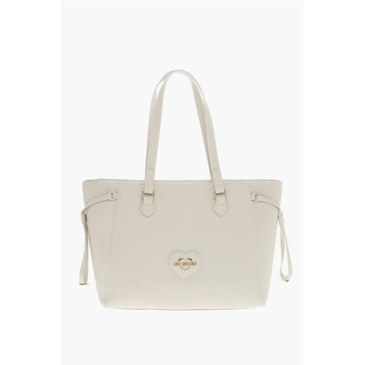 LOVE Saffiano Faux Leather Tote Bag
