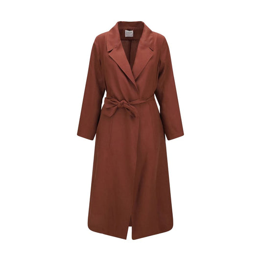 Belted linen Coat