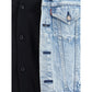 Denim Jacket with Cardigan