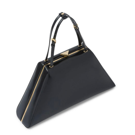 Black Leather Handbag