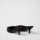 Black Satin Sabot