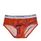 Orange Cotton DG Logo Printed Brief Underwear