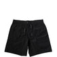 Black Polyester Beachwear Men Shorts Swimwear