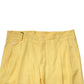 Yellow Flax Tapered Dress Men Pants