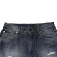 Blue Washed Tattered Cotton Men Jeans