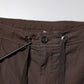 Brown Cotton Cargo Jogger Men Pants