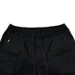 Black Cotton Mid Waist Jogger Pants