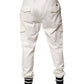 White Cotton Cargo Jogger Men Pants