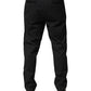 Black Cotton Dress Slim Formal Pants
