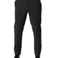 Black Wool Dress Slim Formal Pants