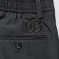Black Wool Dress Slim Formal Pants