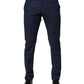 Dark Blue Wool Dress Formal Pants