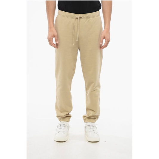 Brushed Cotton Sweatpants with Cuffs