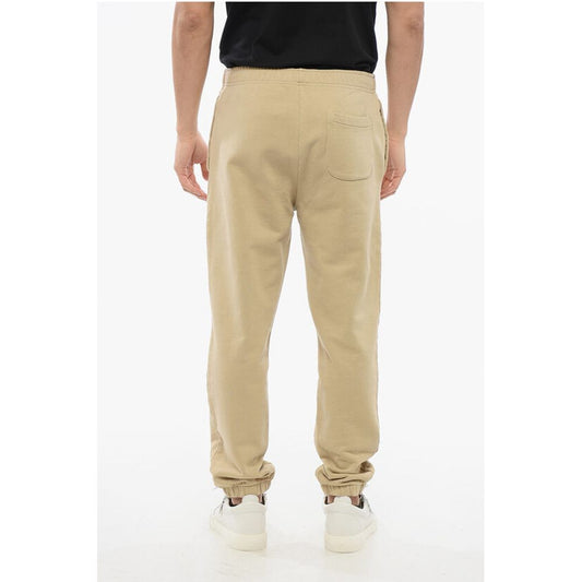 Brushed Cotton Sweatpants with Cuffs