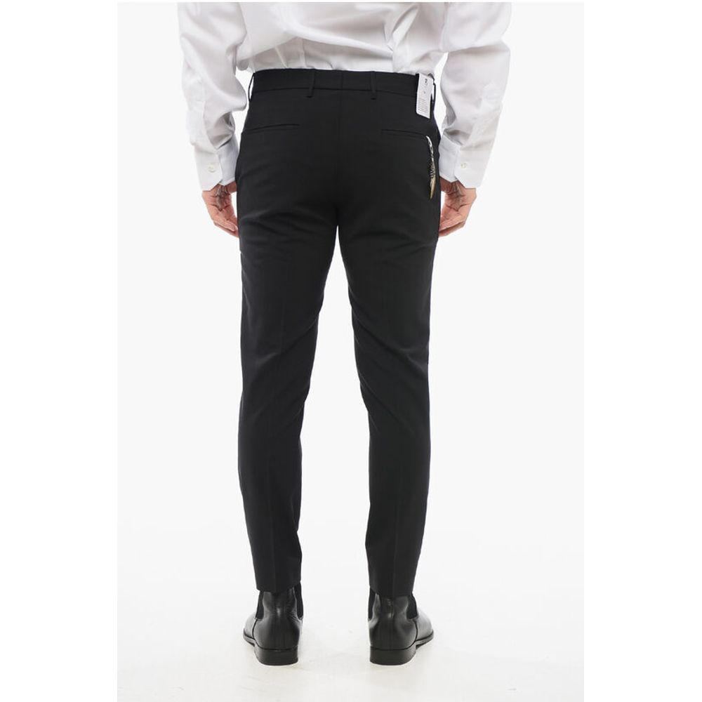 4-Pocketed Stretch Virgin Wool Pants