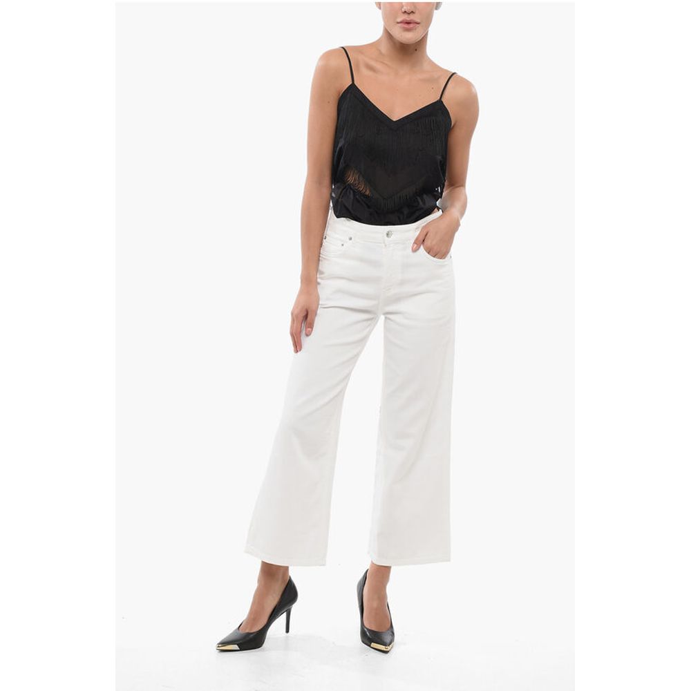 Solid Color Wide Leg BREA Jeans 26cm