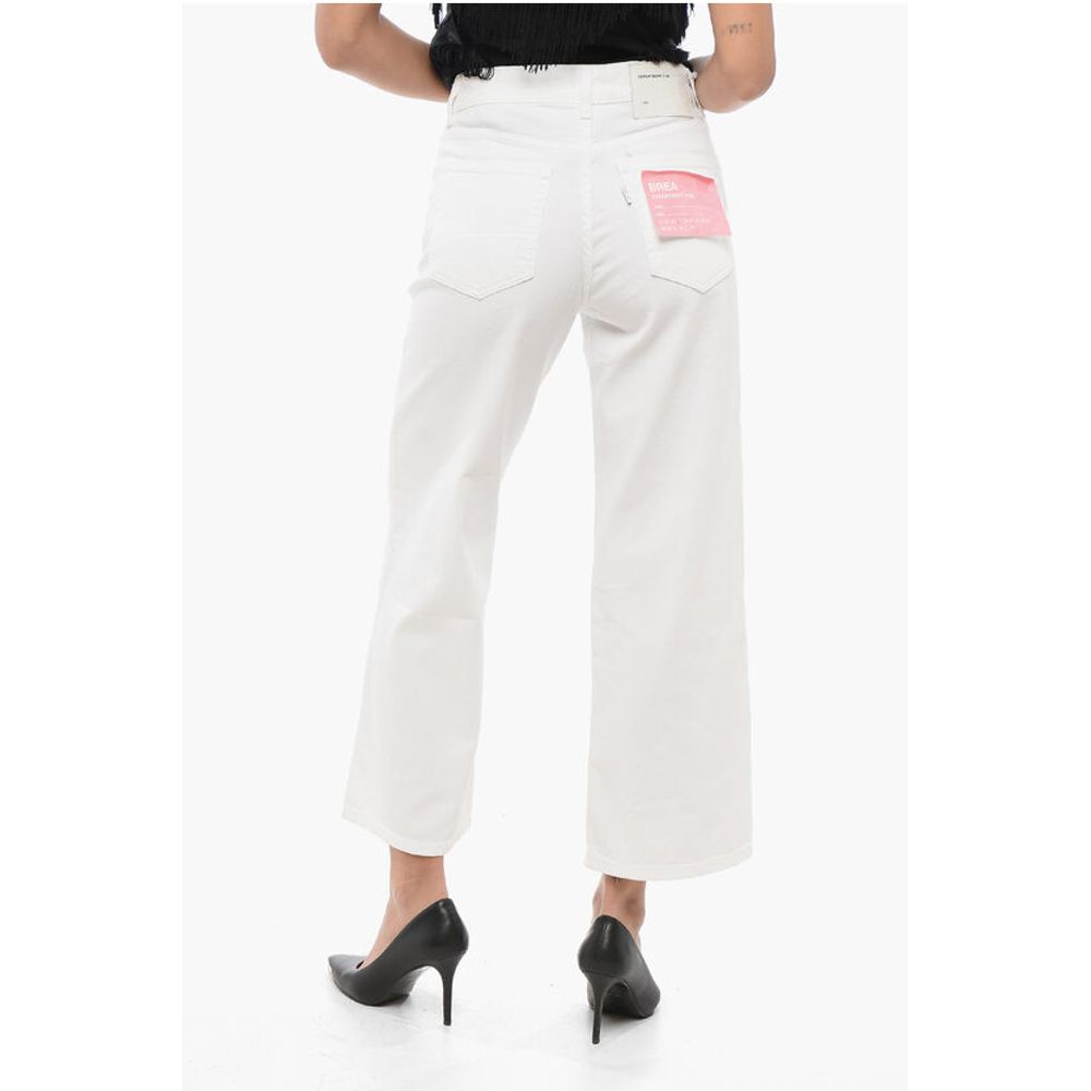 Solid Color Wide Leg BREA Jeans 26cm