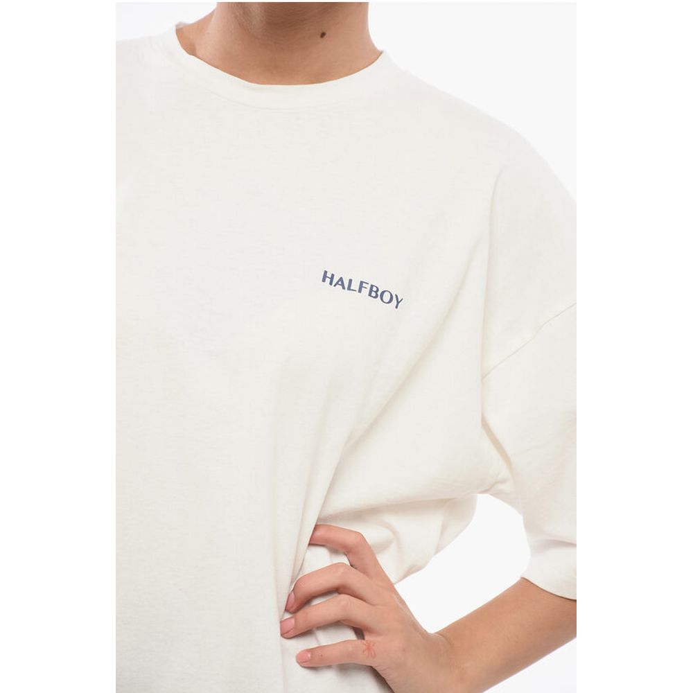 Cotton Crew-Neck T-shirt With Logo-Print