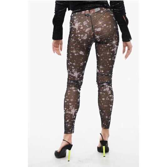 Sparks Print PRIVATE PARTY Sheer Leggings