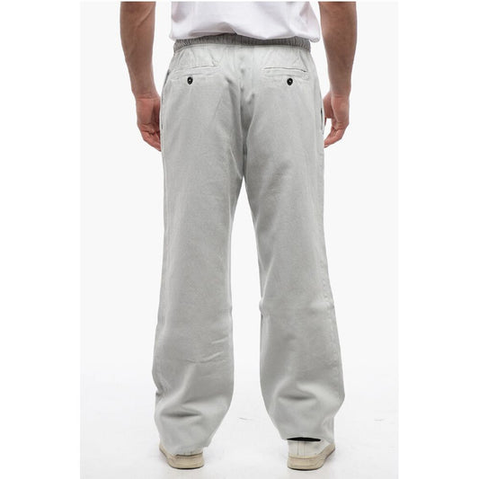 Cotton Blend TRAVEL Joggers with Elastic Waistband