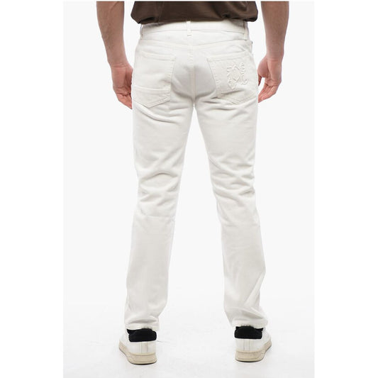 5-Pocketed Slim Fit Denims with Belt Loops 18cm
