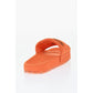 Padded Fabric Sandals with Logo