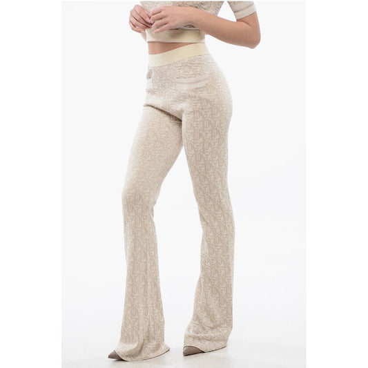 Monogram Jacquard Pants With Logoed Band