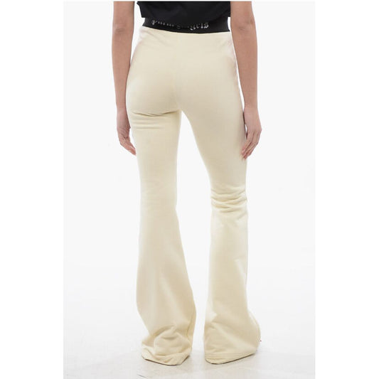 Flared Fit LOGO TAPE Sweatpants with Elastic Waistband