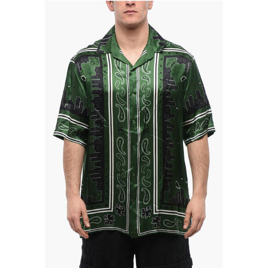 Satin BANDANA Bowling Shirt