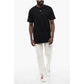 Black Cotton ARROW Crew-neck T-shirt