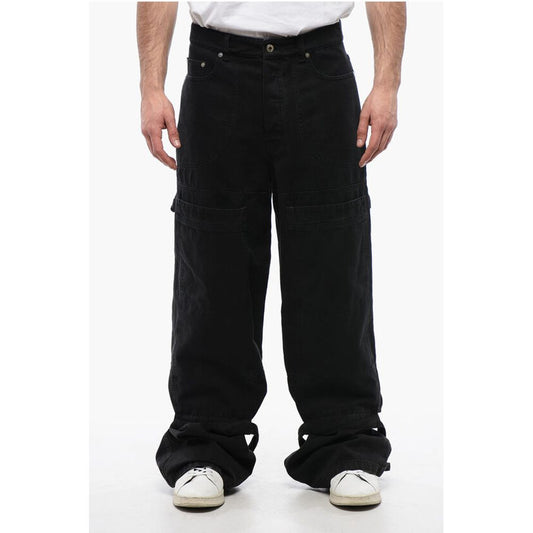 Relaxed Fit GARMDYED CARPENTER Cargo Denims 32cm