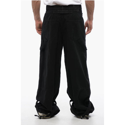 Relaxed Fit GARMDYED CARPENTER Cargo Denims 32cm