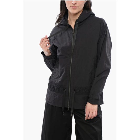 Hooded CRINKLE Windbreaker