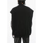 DRKSHDW Zip-up Jersey Vest with Oversized Design