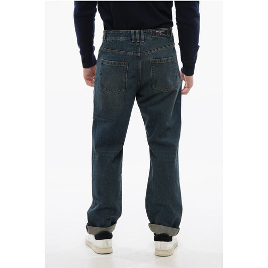 Tapered-fit Denims with Vintage Effect