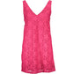 Pink Viscose Women Dress