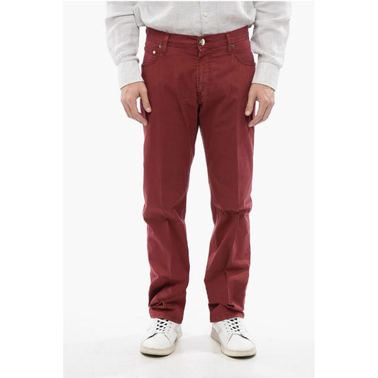 Cotton Pants with Metallic Details