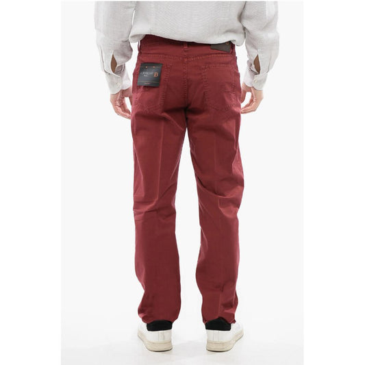 Cotton Pants with Metallic Details