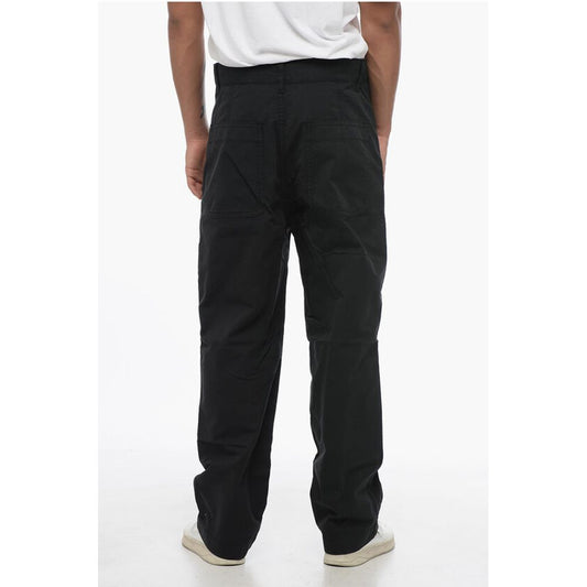 Cotton Carrot Fit Pants with Belt Loops
