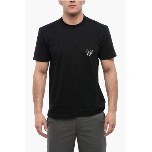 Cotton DOUBLE BOLT Slim Fit T-Shirt