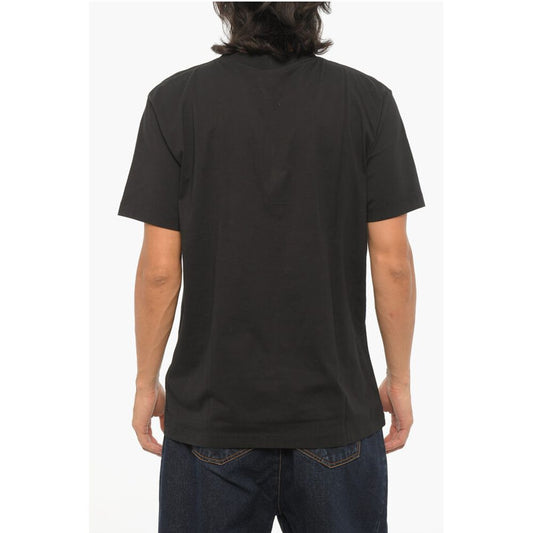 Solid Color ECLIPSE CROSS Crew-neck T-Shirt