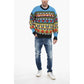 Mohair Blend CIRO Sweater with Graphic Embroidery