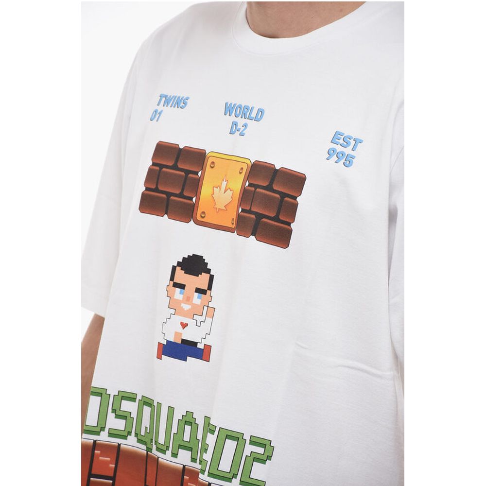 Skater Fit T-shirt with Graphic Print