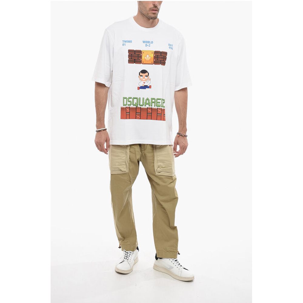 Skater Fit T-shirt with Graphic Print