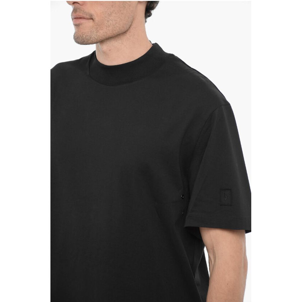 Slim Fit Crew-neck T-shirt with Studs