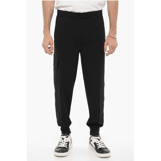 Skinny Fit Cargo pants with Drawstring Waist