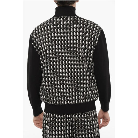 Blouson Fit Embroidered Sweater