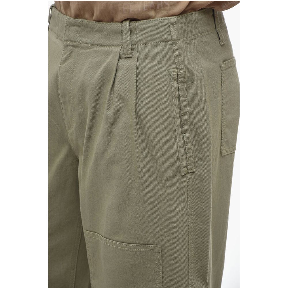 Cropped Wide Leg Jeans with Cuffs
