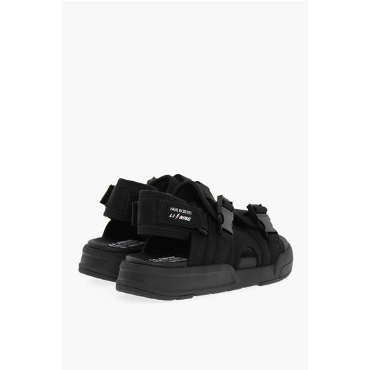LI-NING Solid Color Double-Buckle Sandals with Socks